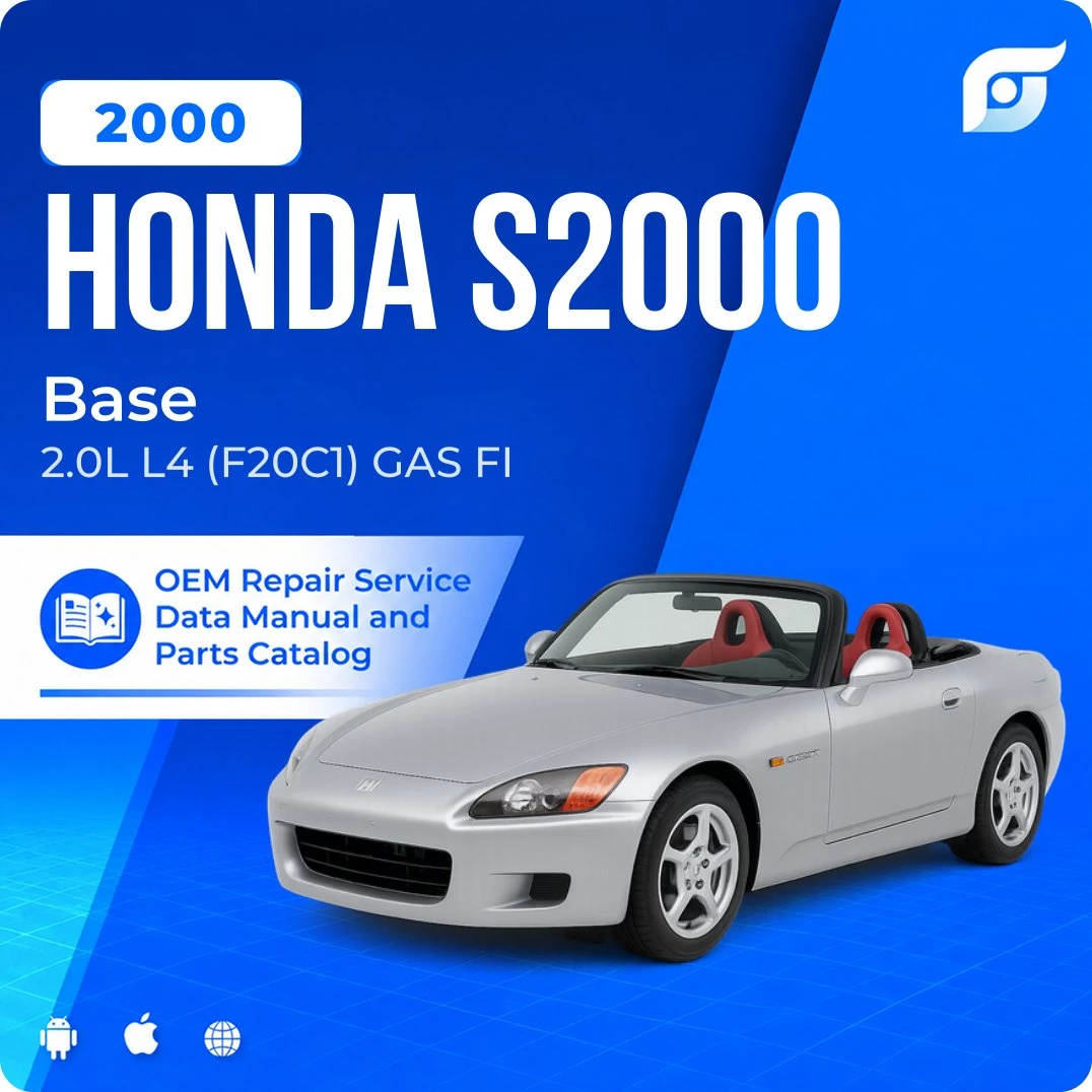 2000 Honda S2000 Base - OEM Repair Service Manual