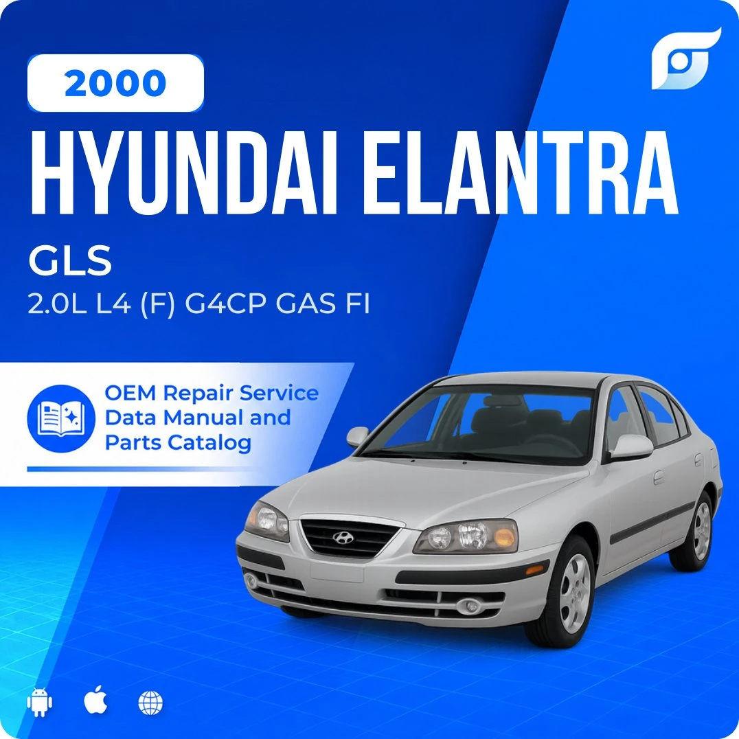 2000 Hyundai Elantra GLS - OEM Repair Service Manual