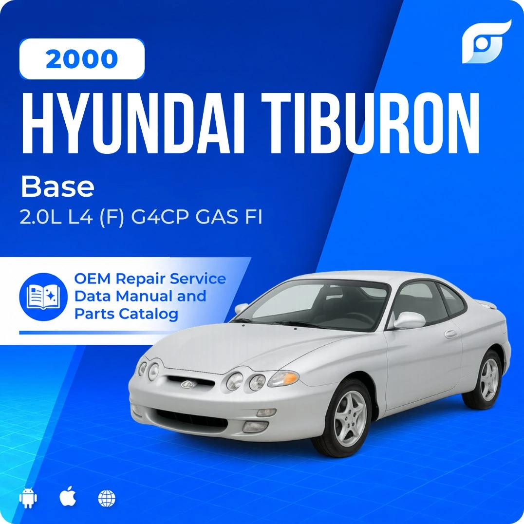 2000 Hyundai Tiburon Base - OEM Repair Service Manual