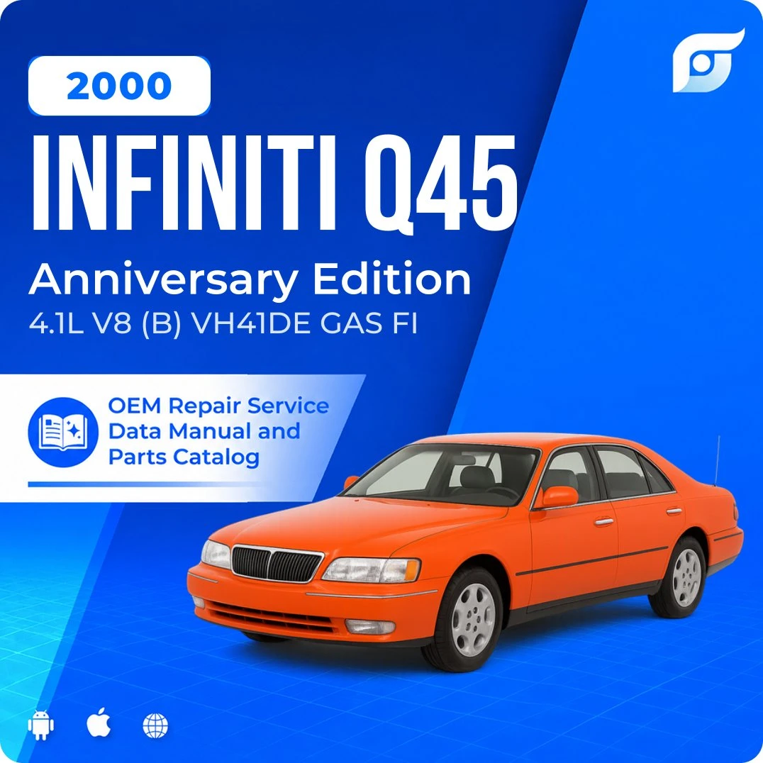 2000 INFINITI Q45 Anniversary Edition - OEM Repair Service Manual
