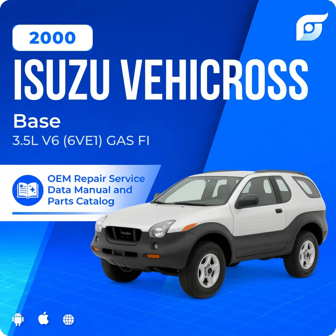 2000 Isuzu VehiCROSS Base - OEM Repair Service Manual