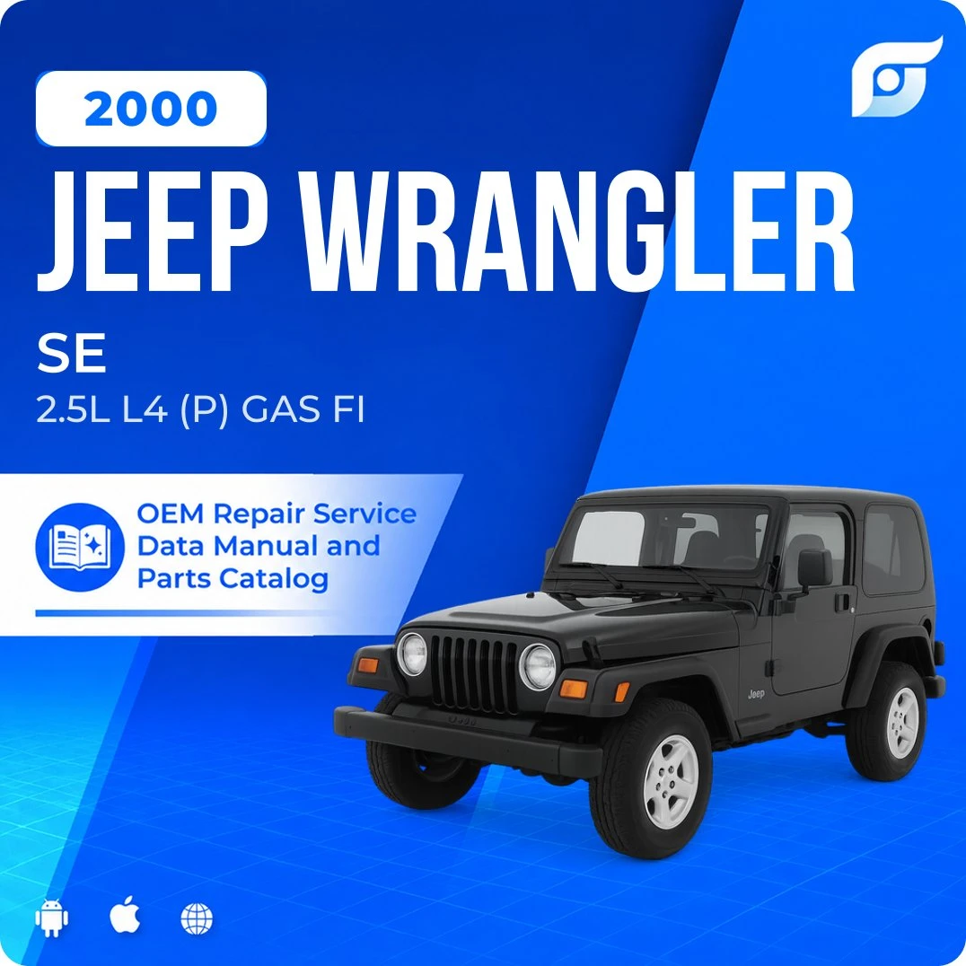 2000 Jeep Wrangler SE - OEM Repair Service Manual