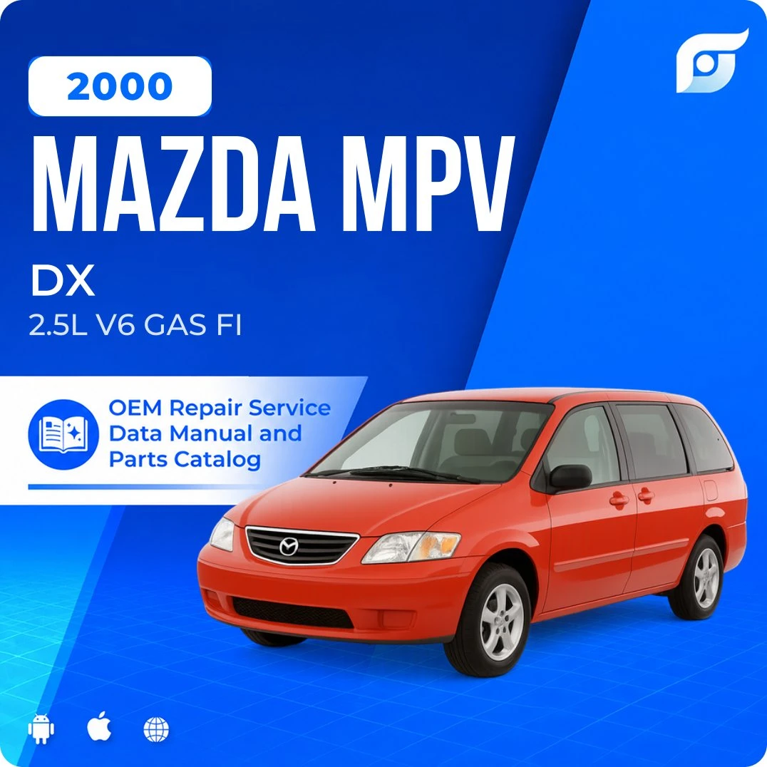 2000 Mazda MPV DX - OEM Repair Service Manual