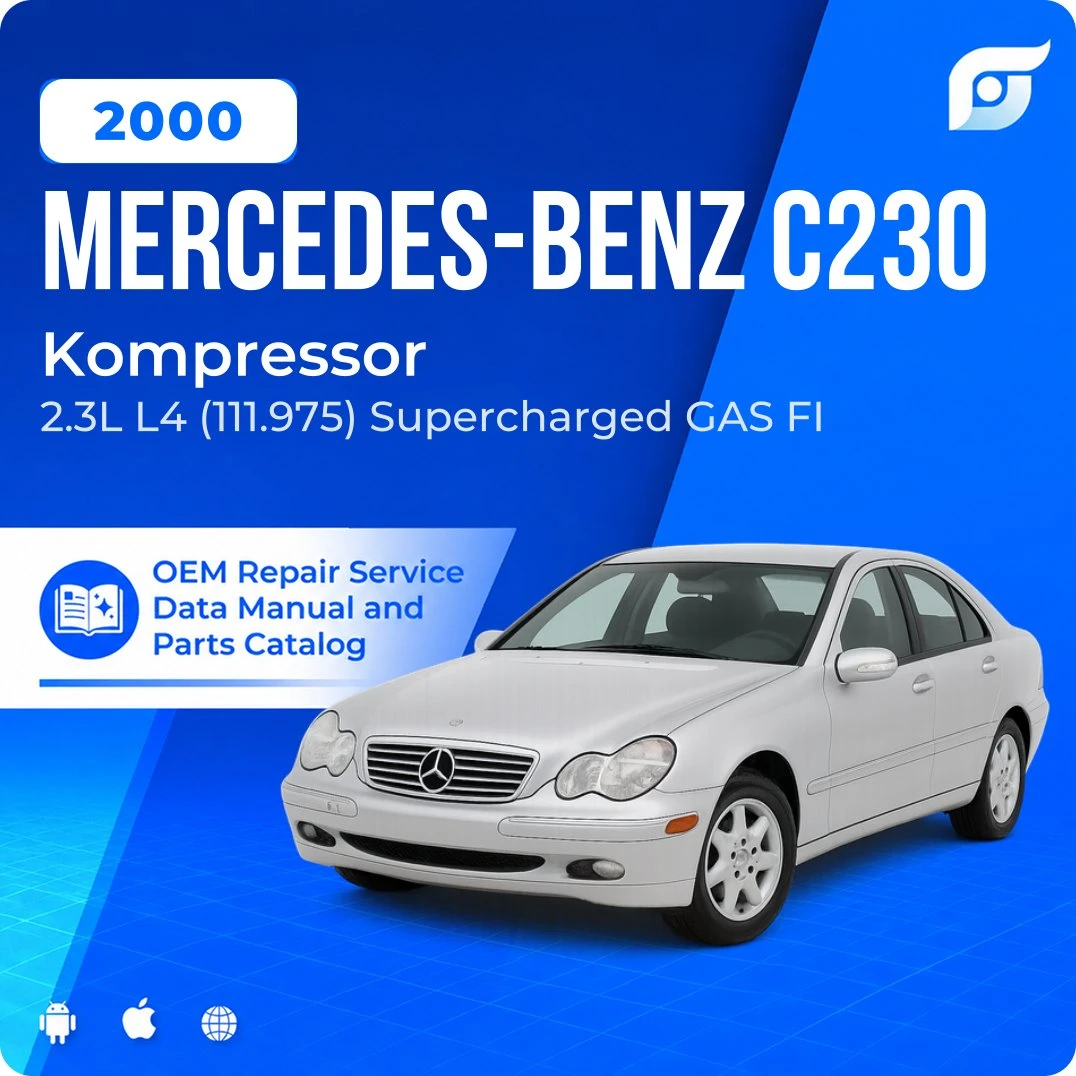 2000 Mercedes-Benz C230 Kompressor - OEM Repair Service Manual