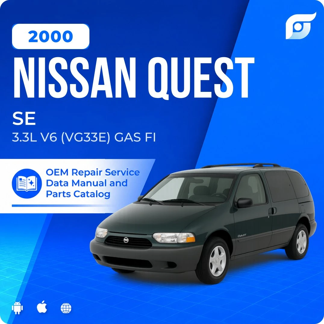 2000 Nissan Quest SE - OEM Repair Service Manual