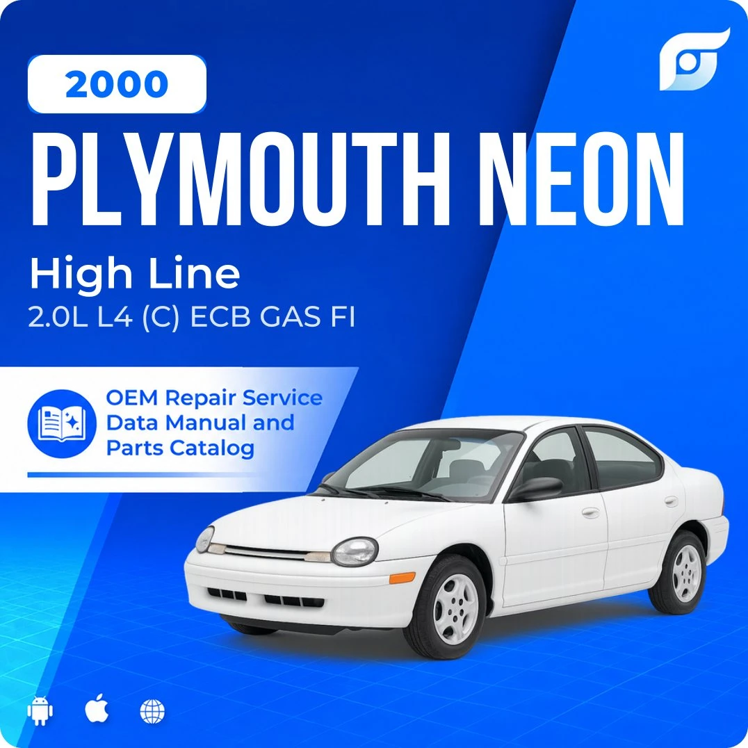2000 Plymouth Neon High Line - OEM Repair Service Manual