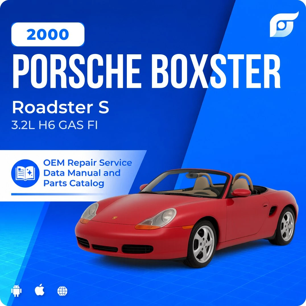2000 Porsche Boxster Roadster S - OEM Repair Service Manual
