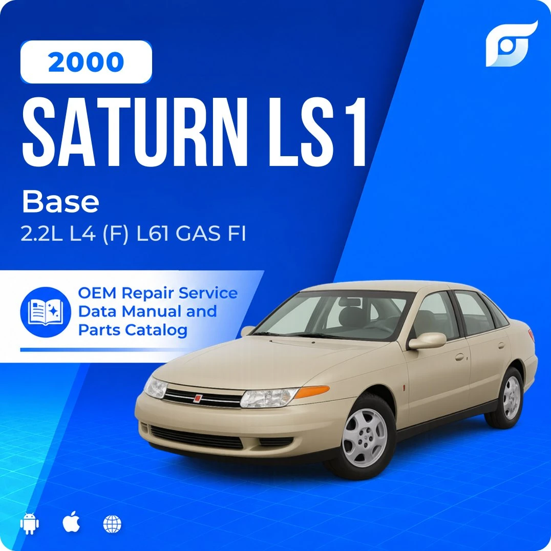 2000 Saturn LS1 Base - OEM Repair Service Manual