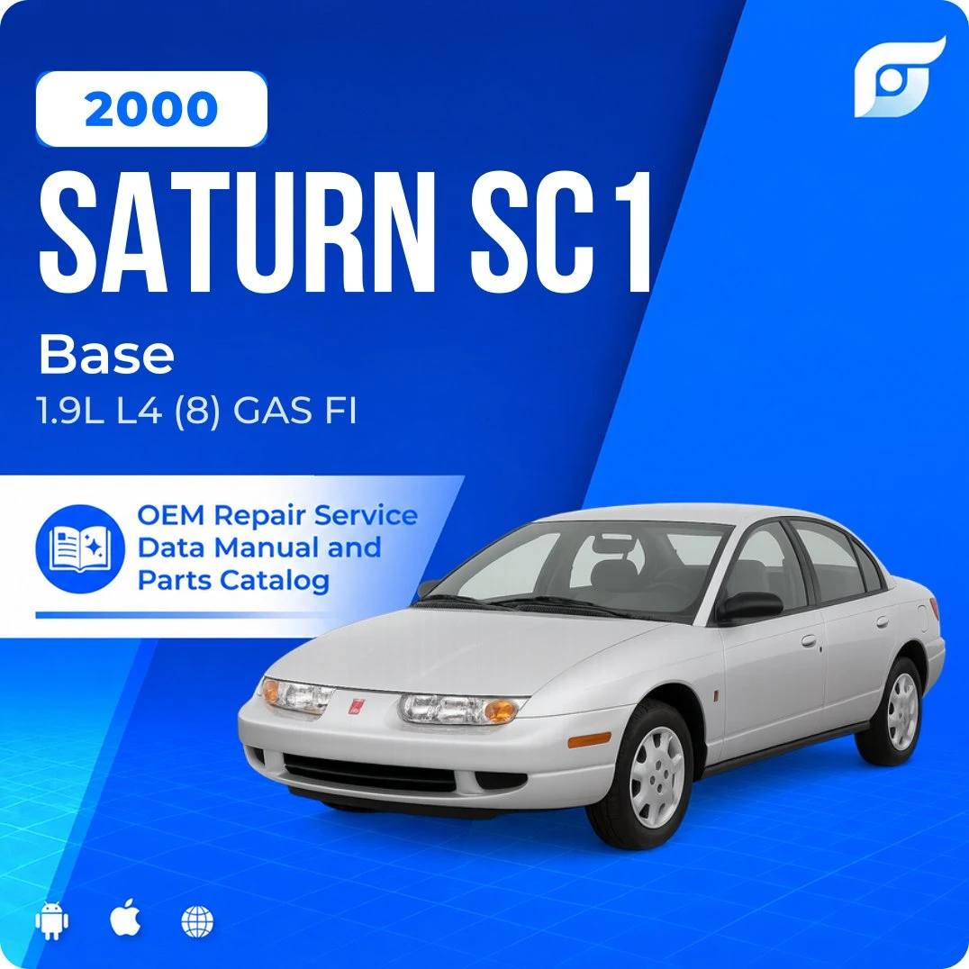 2000 Saturn SC1 Base - OEM Repair Service Manual