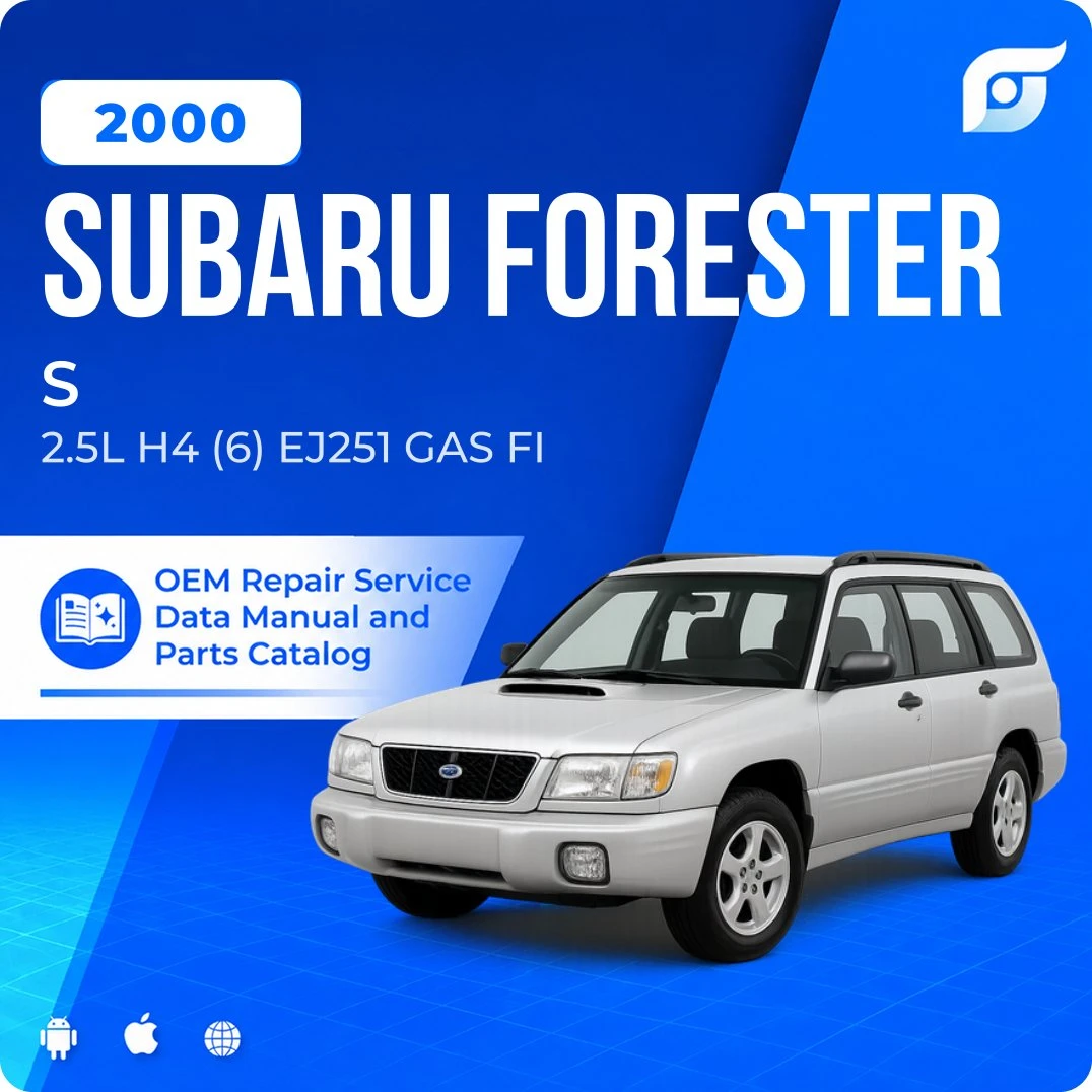 2000 Subaru Forester S - OEM Repair Service Manual