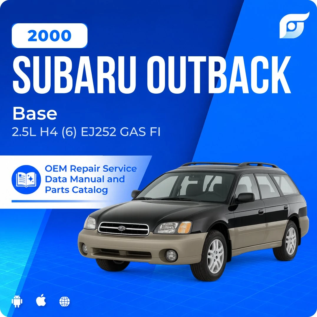 2000 Subaru Outback Base - OEM Repair Service Manual