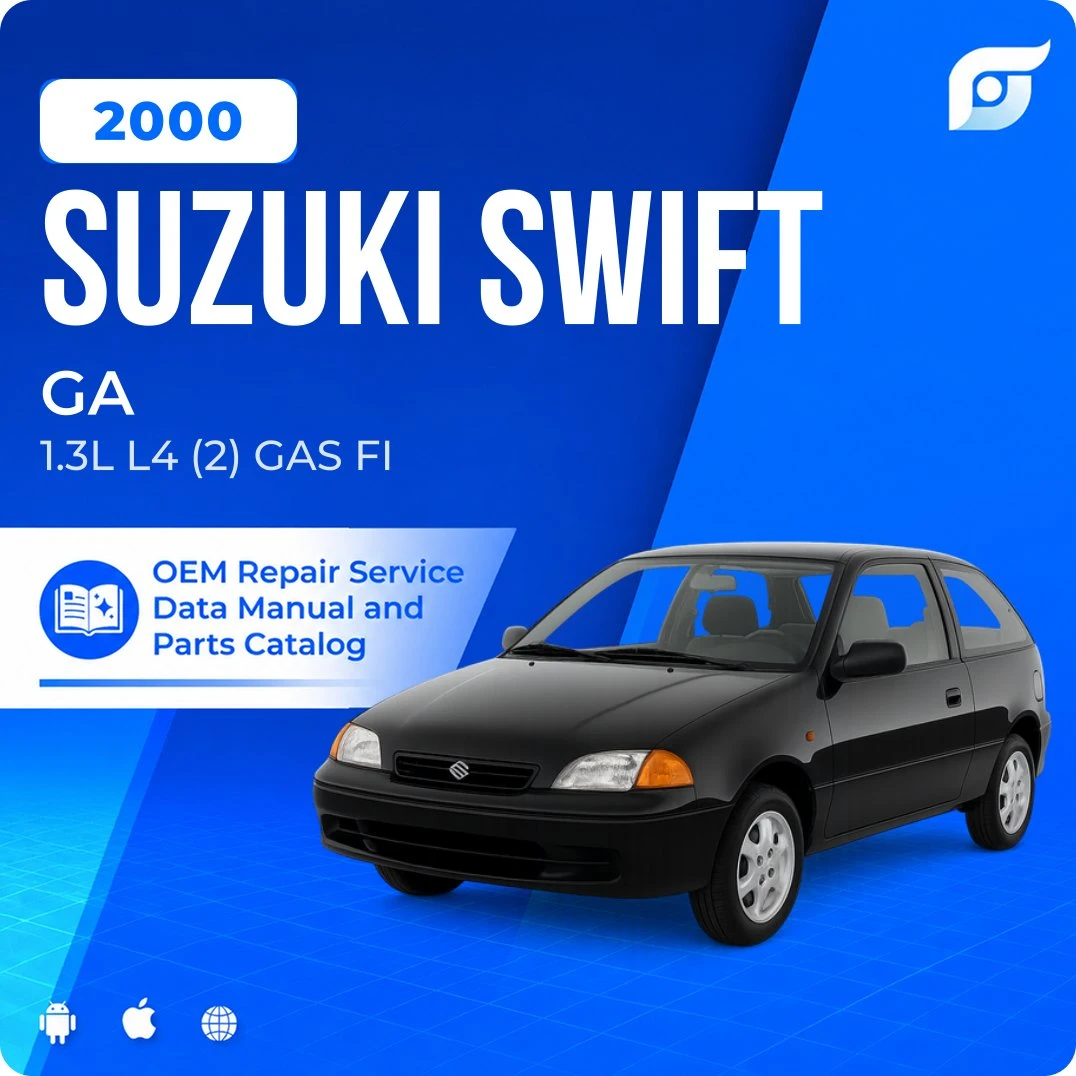 2000 Suzuki Swift GA - OEM Repair Service Manual