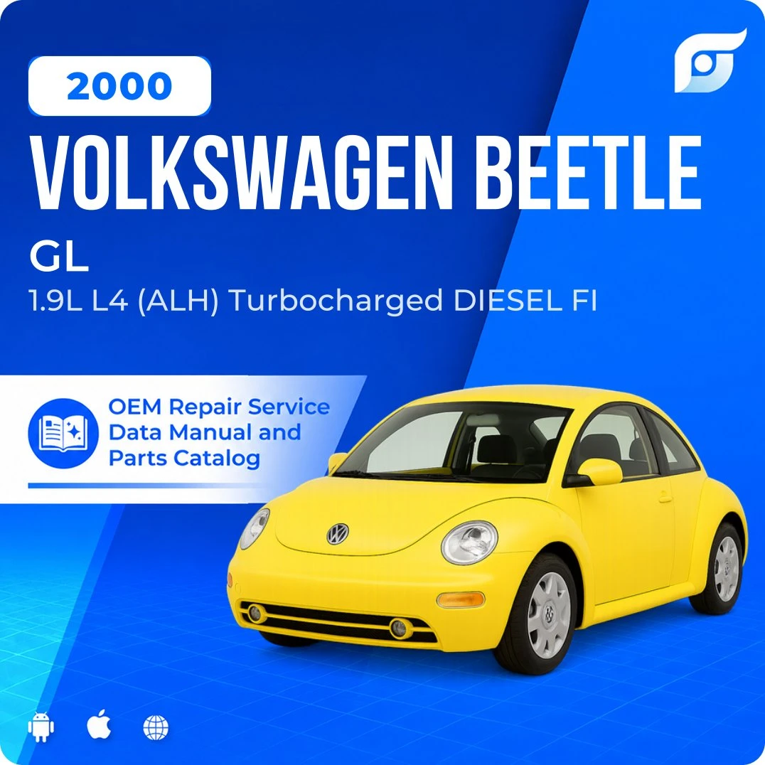 2000 Volkswagen Beetle GL - OEM Repair Service Manual