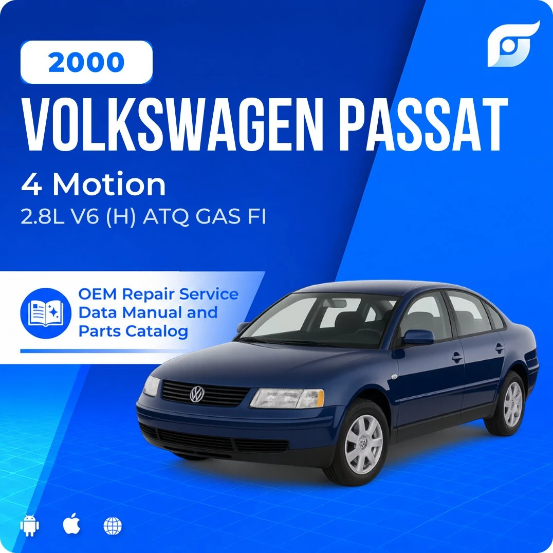 2000 Volkswagen Passat 4 Motion - OEM Repair Service Manual