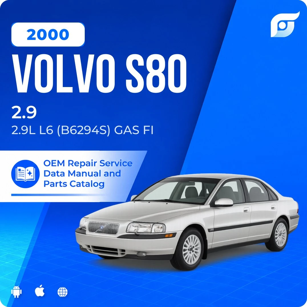 2000 Volvo S80 2.9 - OEM Repair Service Manual