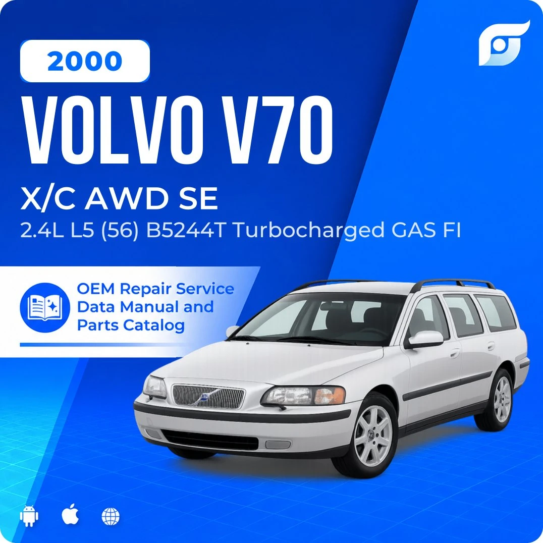2000 Volvo V70 X/C AWD SE - OEM Repair Service Manual