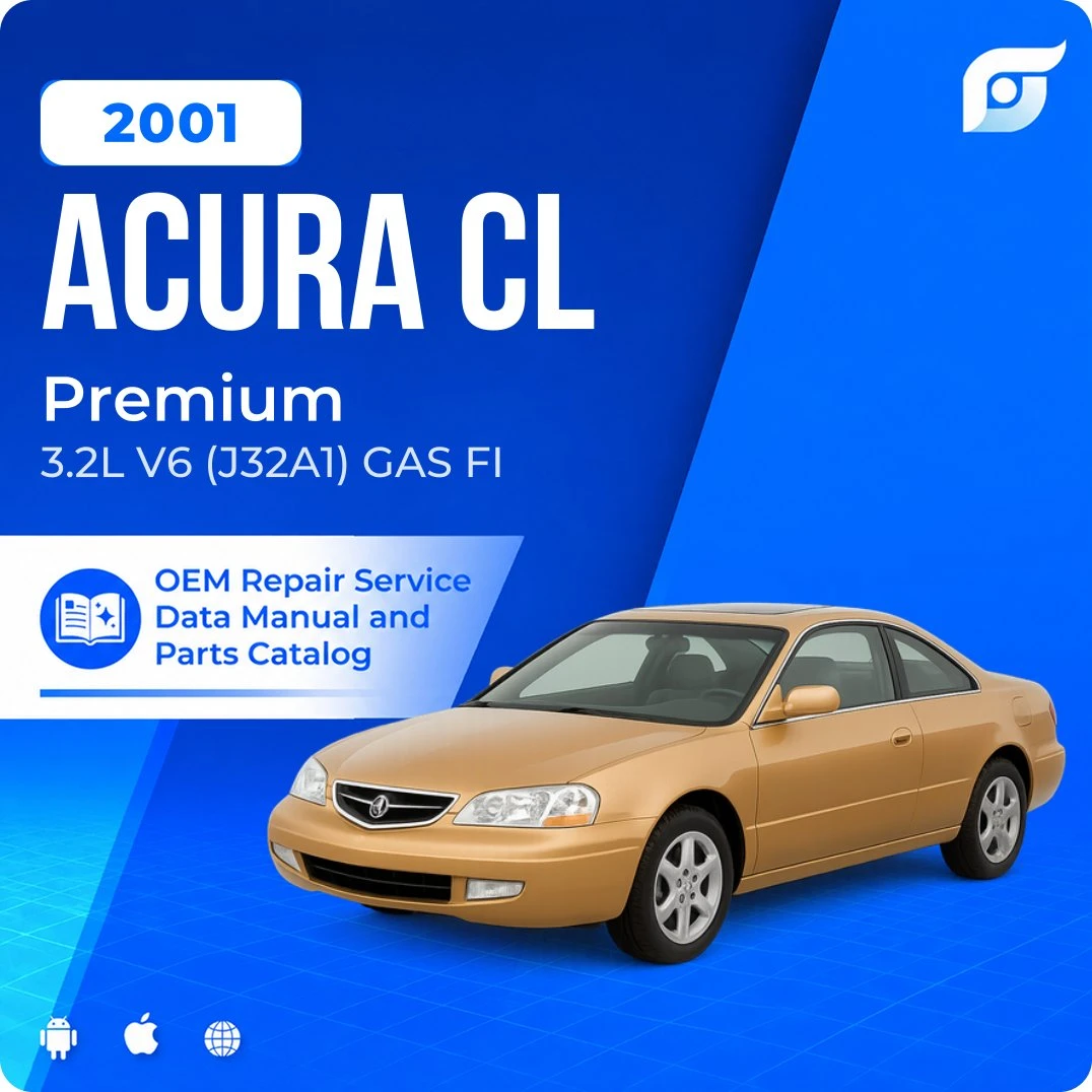 2001 Acura CL Premium - OEM Repair Service Manual