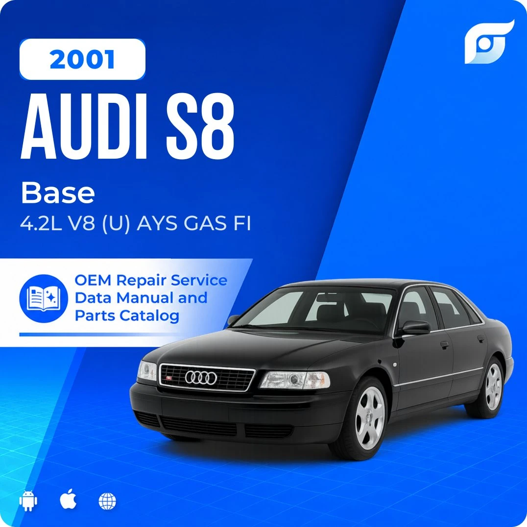 2001 Audi S8 Base - OEM Repair Service Manual
