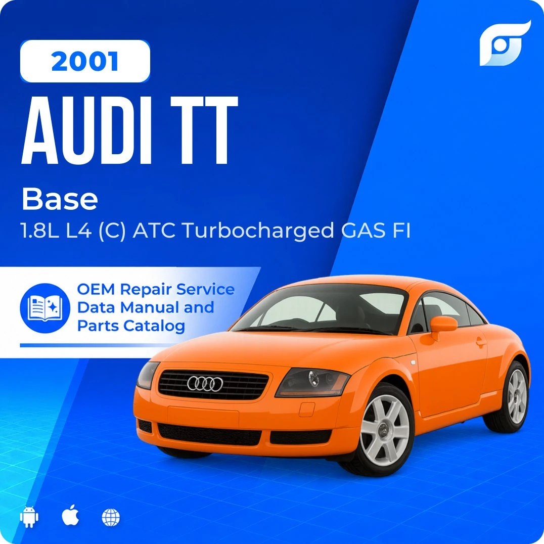 2001 Audi TT Base - OEM Repair Service Manual