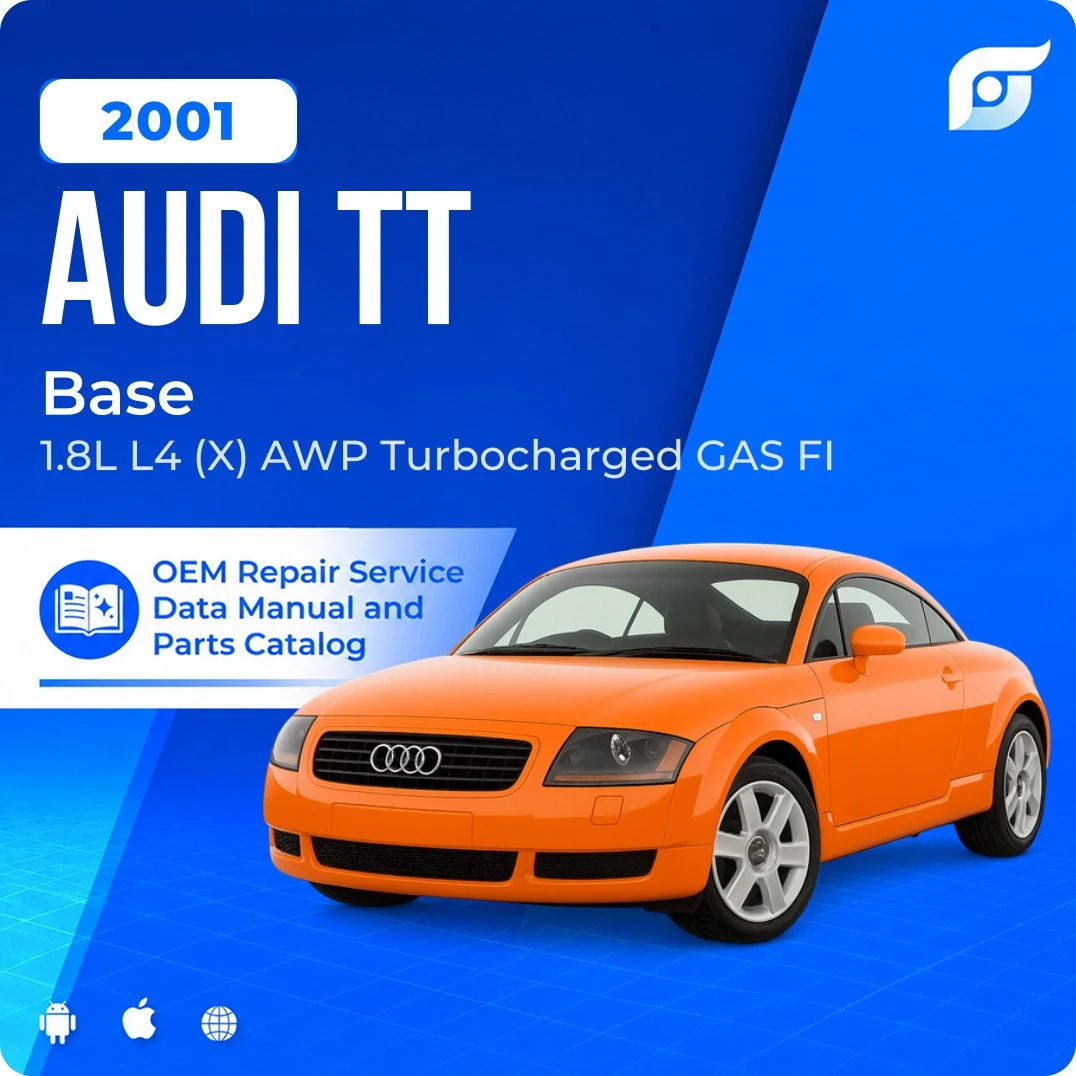 2001 Audi TT Base - OEM Repair Service Manual