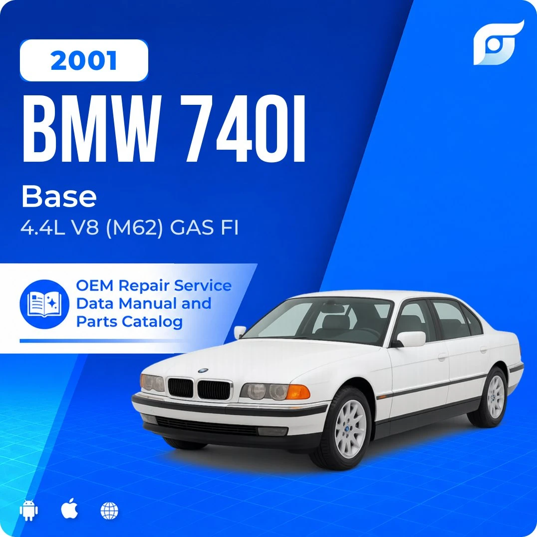 2001 BMW 740i Base - OEM Repair Service Manual