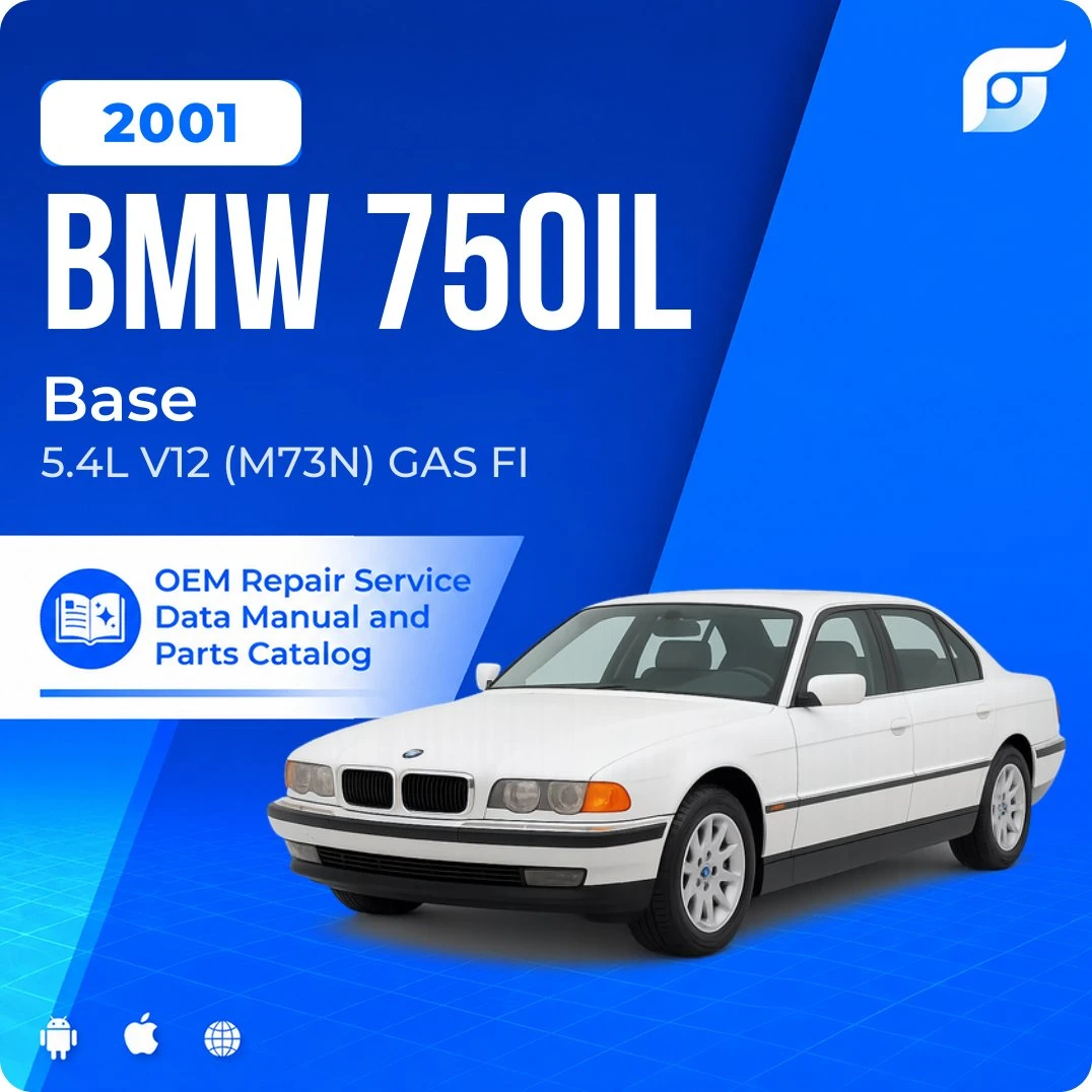 2001 BMW 750iL Base - OEM Repair Service Manual