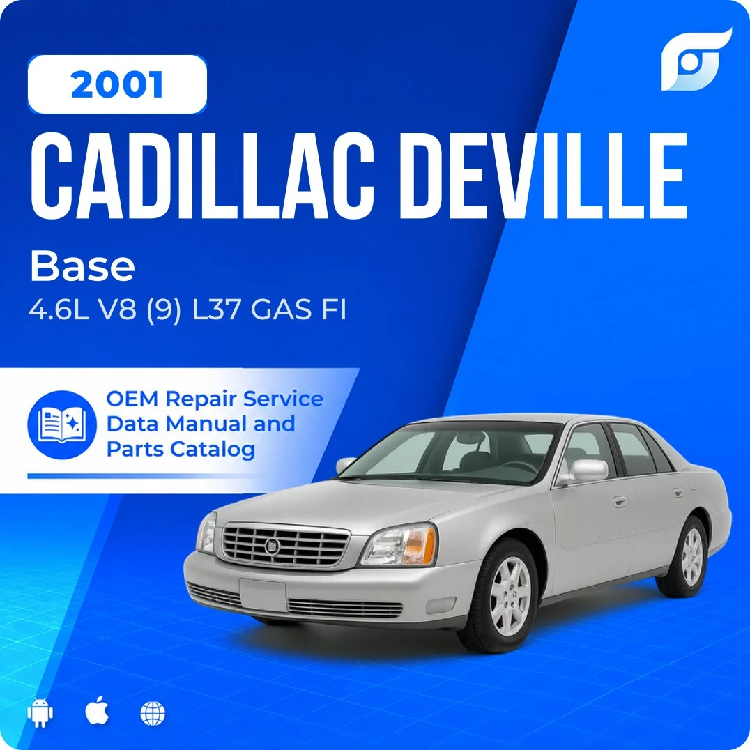 2001 Cadillac DeVille Base - OEM Repair Service Manual