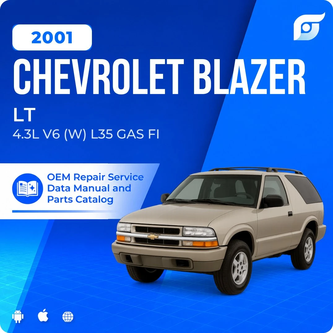 2001 Chevrolet Blazer LT - OEM Repair Service Manual