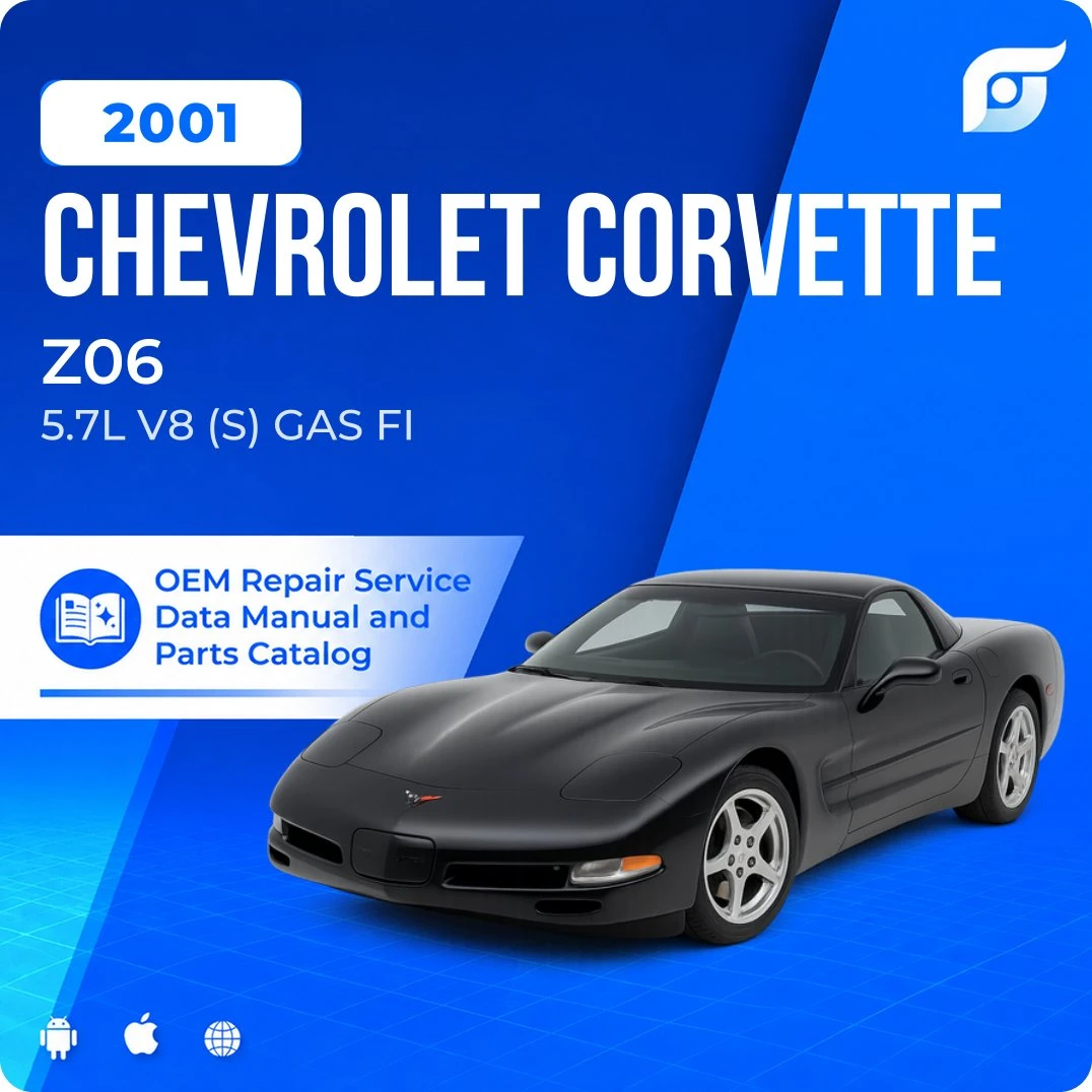 2001 Chevrolet Corvette Z06 - OEM Repair Service Manual