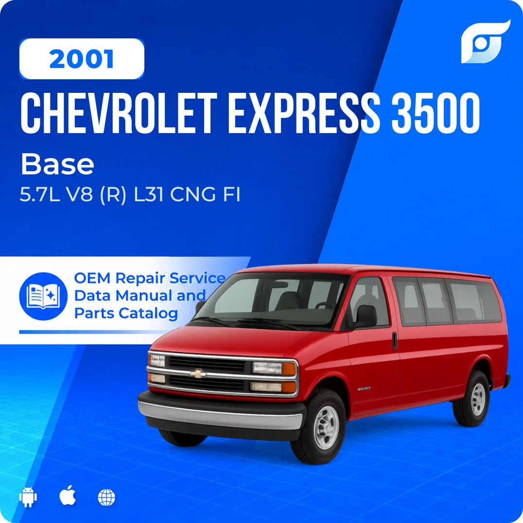 2001 Chevrolet Express 3500 Base - OEM Repair Service Manual