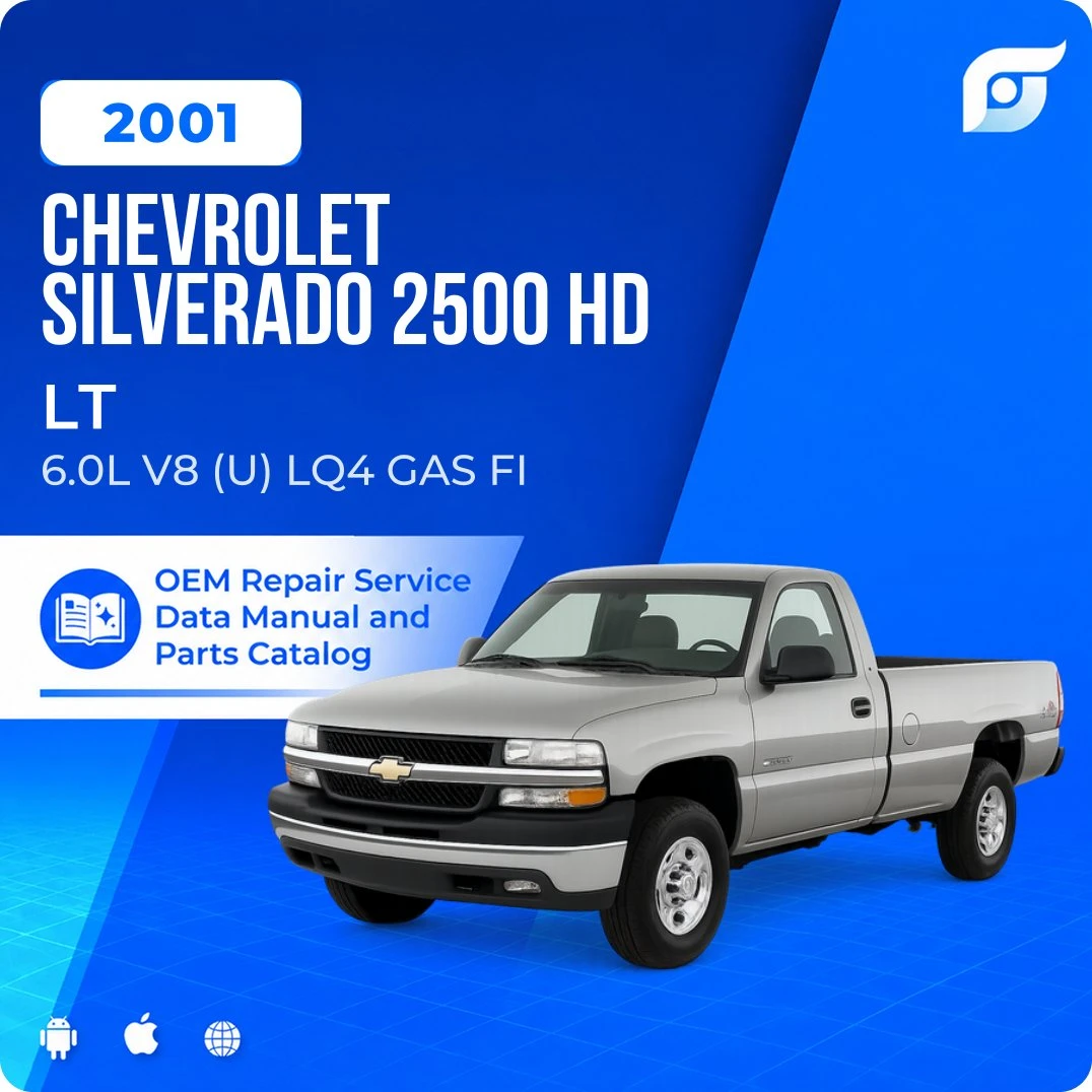 2001 Chevrolet Silverado 2500 HD LT - OEM Repair Service Manual