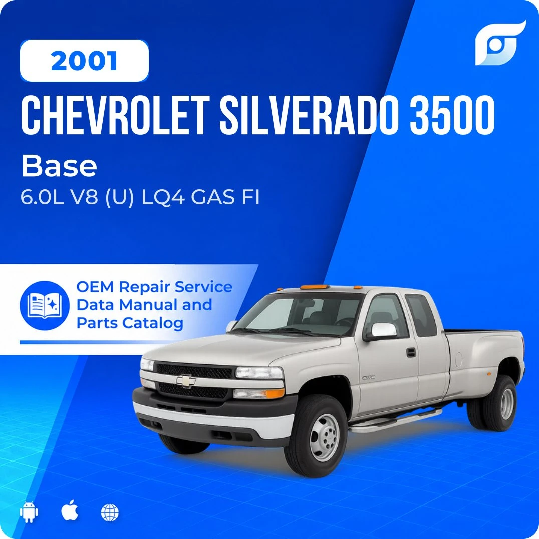 2001 Chevrolet Silverado 3500 Base - OEM Repair Service Manual
