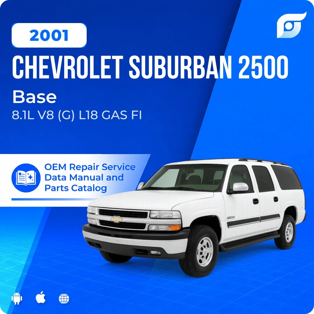 2001 Chevrolet Suburban 2500 Base - OEM Repair Service Manual