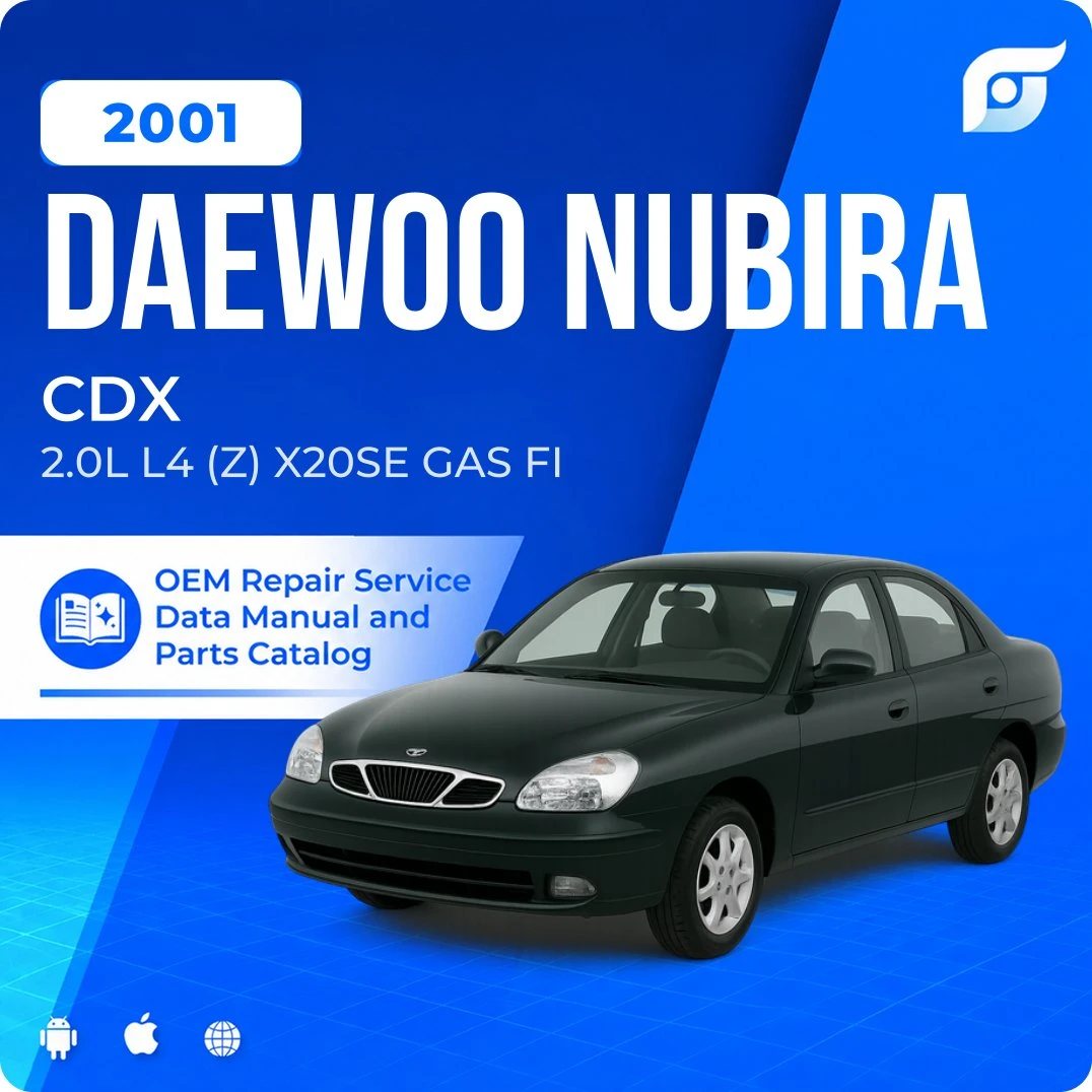 2001 Daewoo Nubira CDX - OEM Repair Service Manual