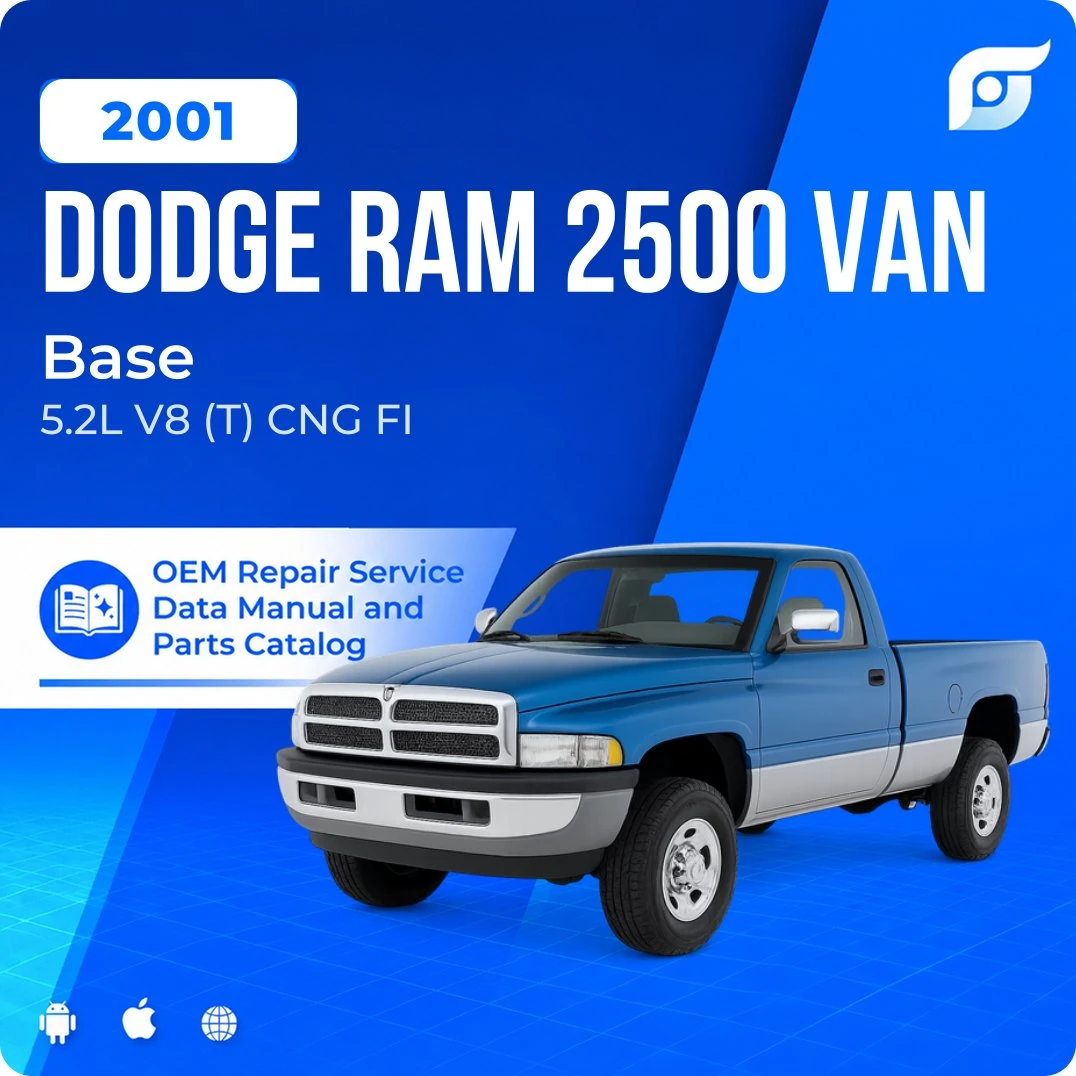 2001 Dodge Ram 2500 Van Base - OEM Repair Service Manual