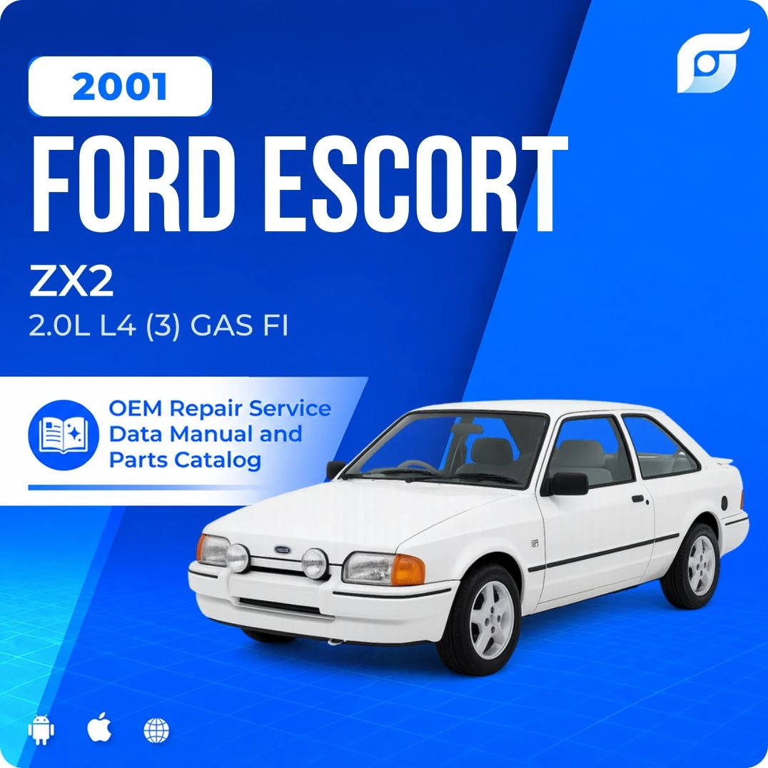 2001 Ford Escort ZX2 - OEM Repair Service Manual