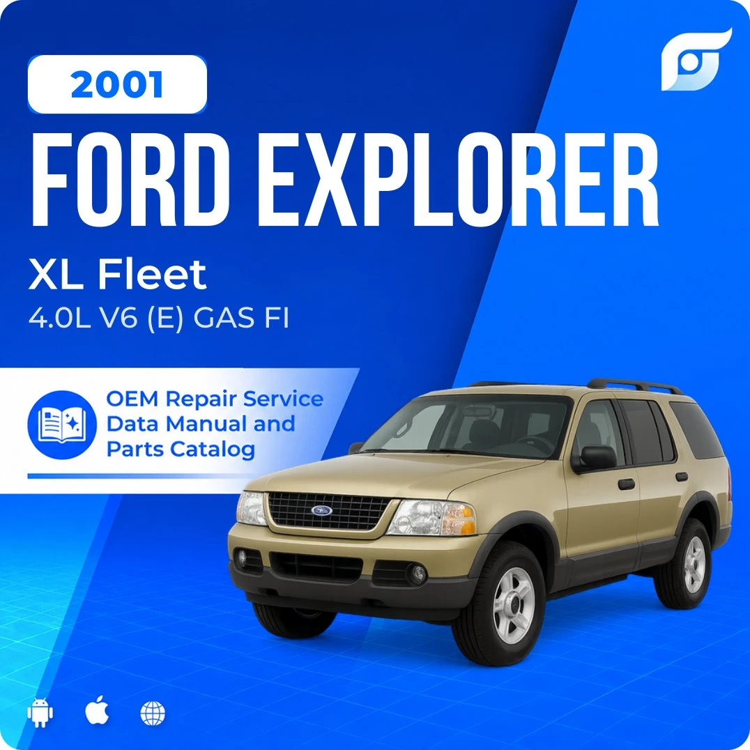 2001 Ford Explorer XL Fleet - OEM Repair Service Manual