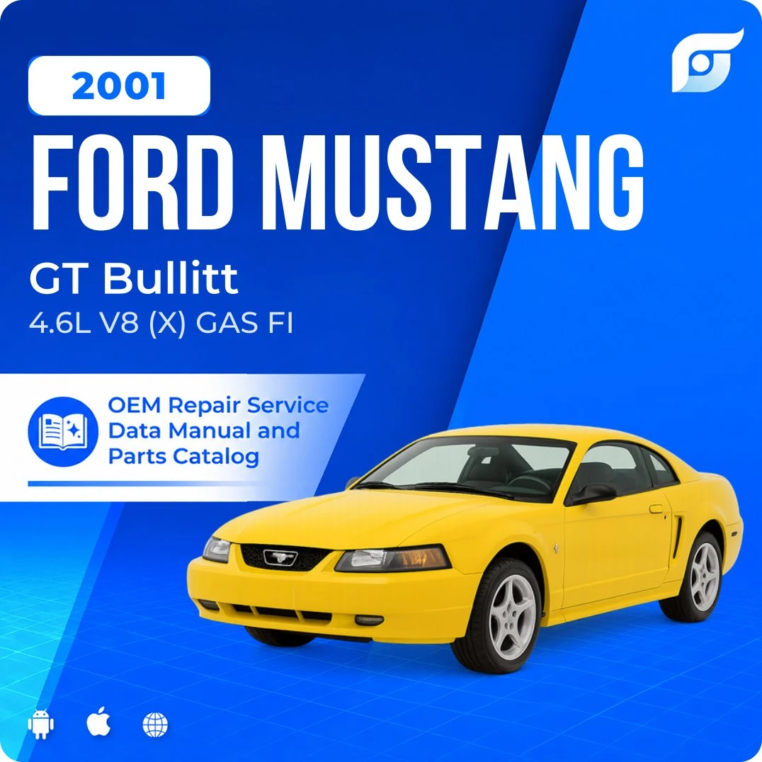 2001 Ford Mustang GT Bullitt - OEM Repair Service Manual