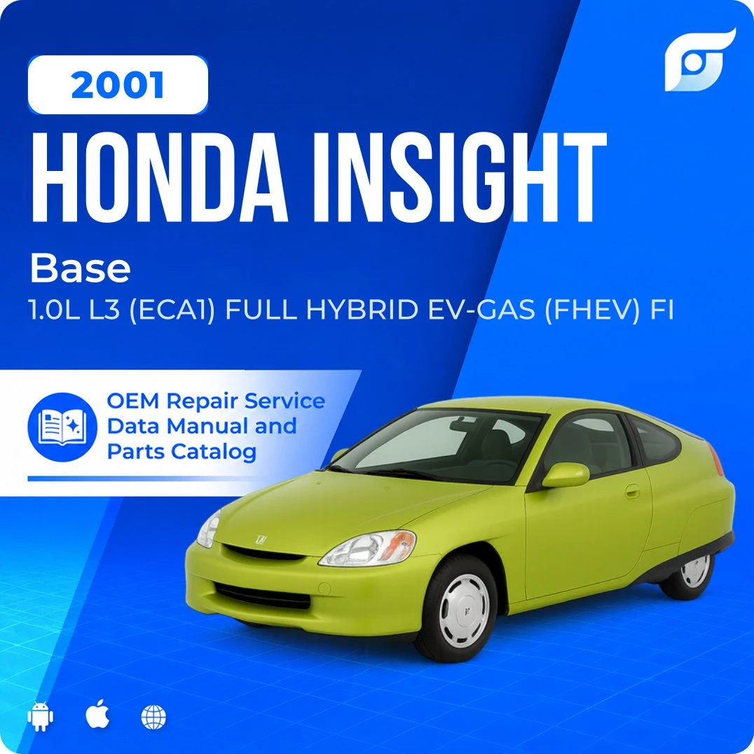 2001 Honda Insight Base - OEM Repair Service Manual