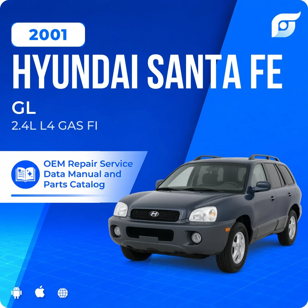2001 Hyundai Santa Fe GL - OEM Repair Service Manual