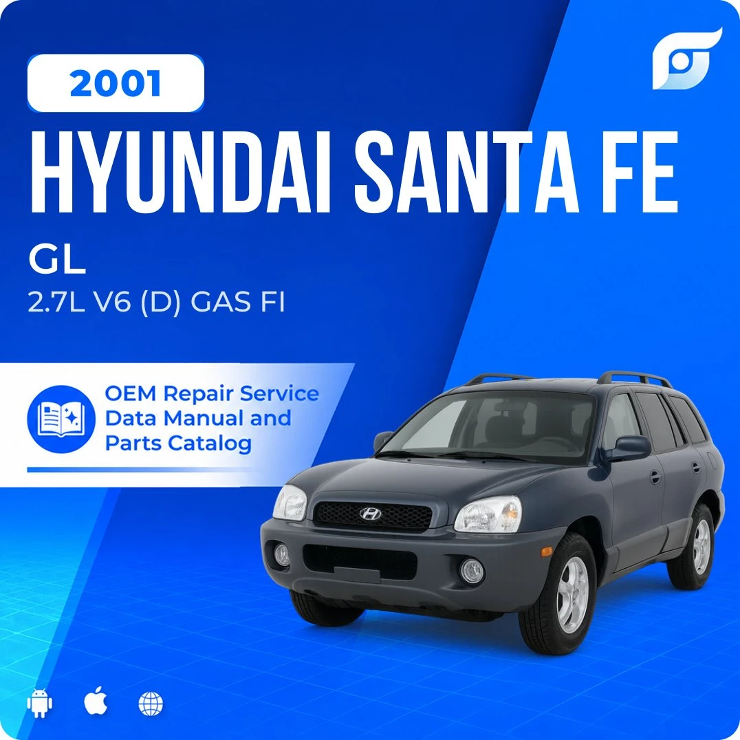 2001 Hyundai Santa Fe GL - OEM Repair Service Manual