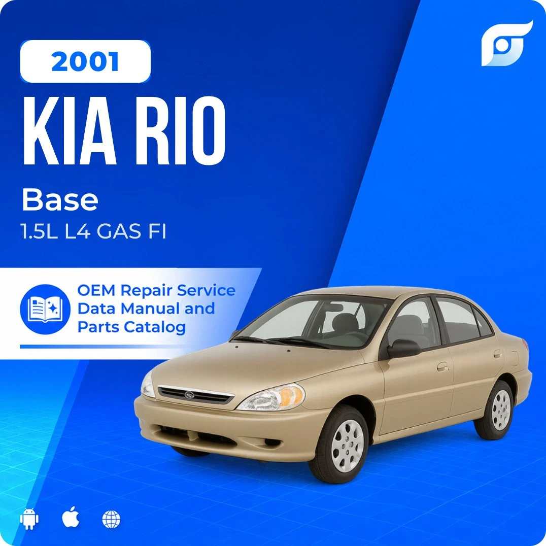 2001 Kia Rio Base - OEM Repair Service Manual
