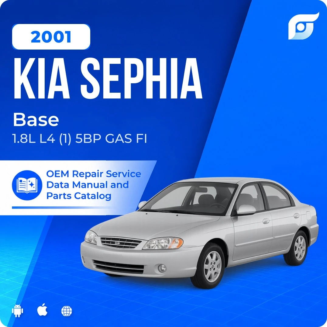 2001 Kia Sephia Base - OEM Repair Service Manual
