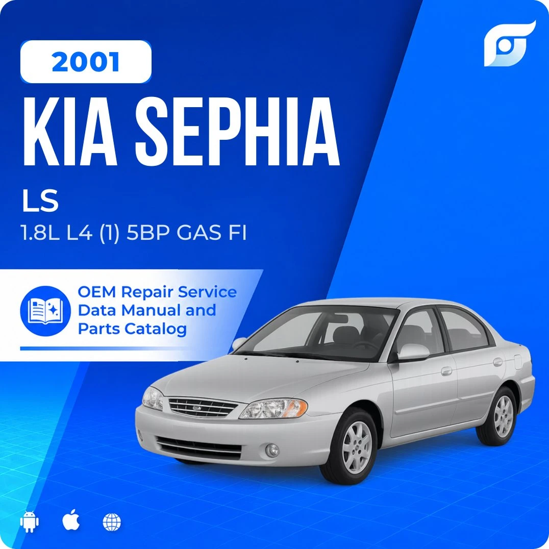 2001 Kia Sephia LS - OEM Repair Service Manual