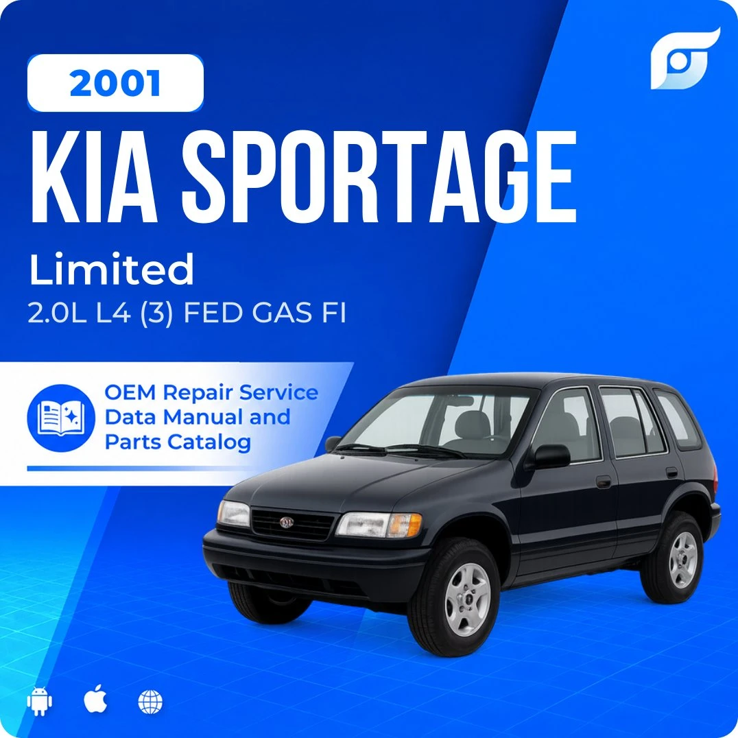 2001 Kia Sportage Limited - OEM Repair Service Manual
