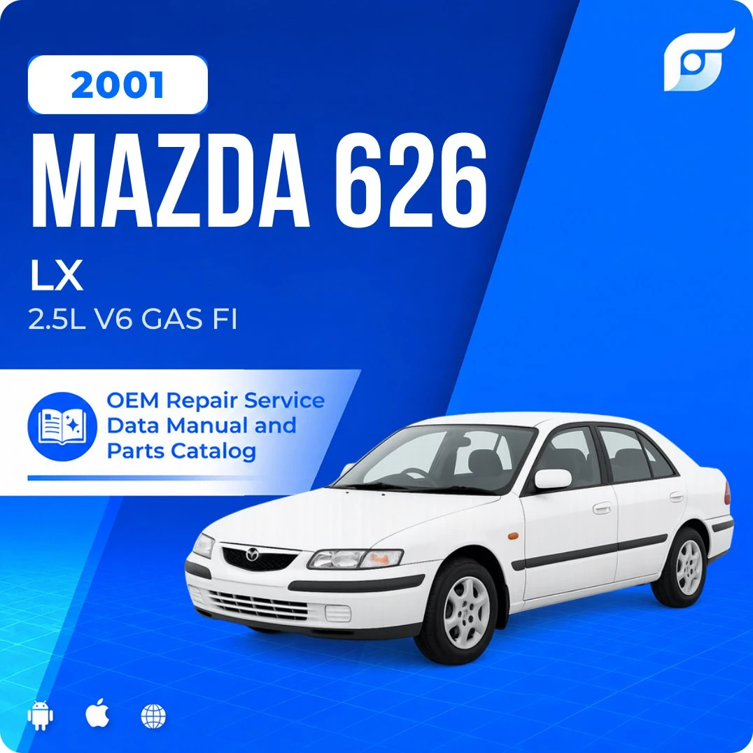 2001 Mazda 626 LX - OEM Repair Service Manual