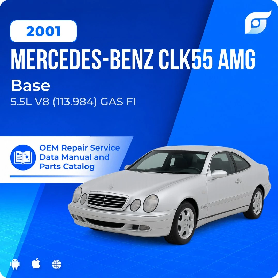2001 Mercedes-Benz CLK55 AMG Base - OEM Repair Service Manual