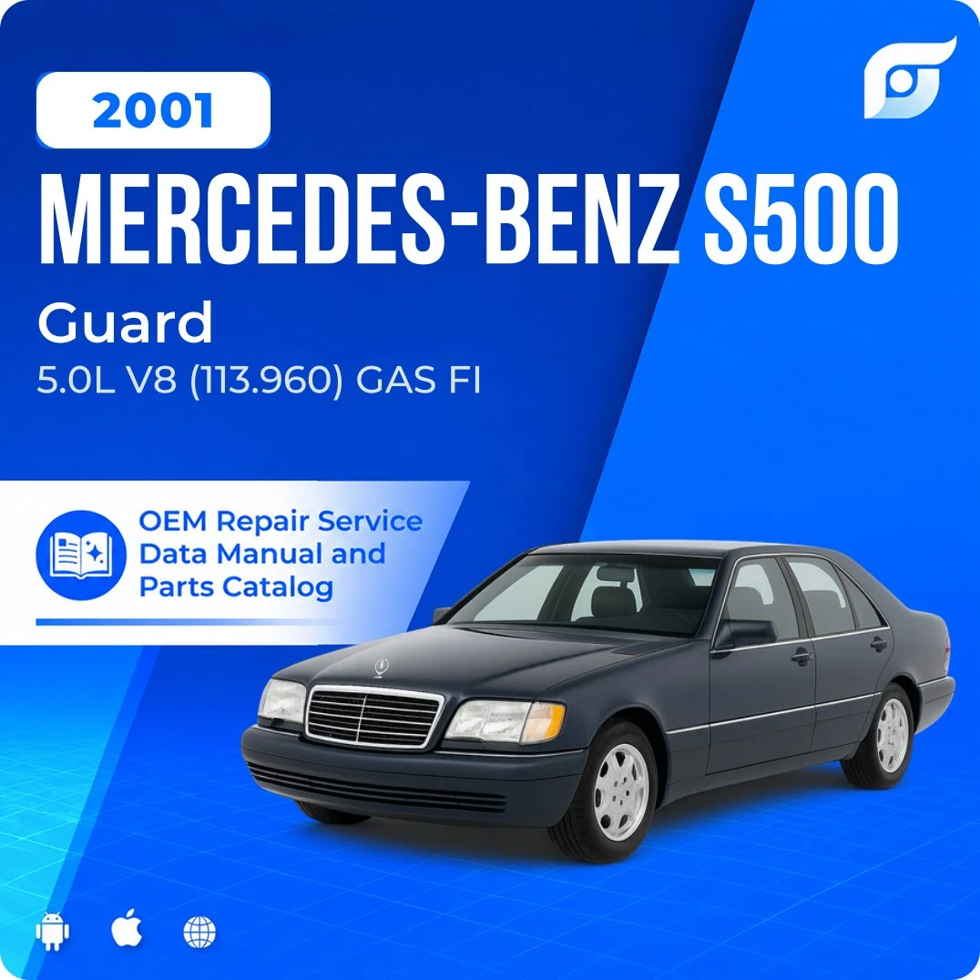 2001 Mercedes-Benz S500 Guard - OEM Repair Service Manual