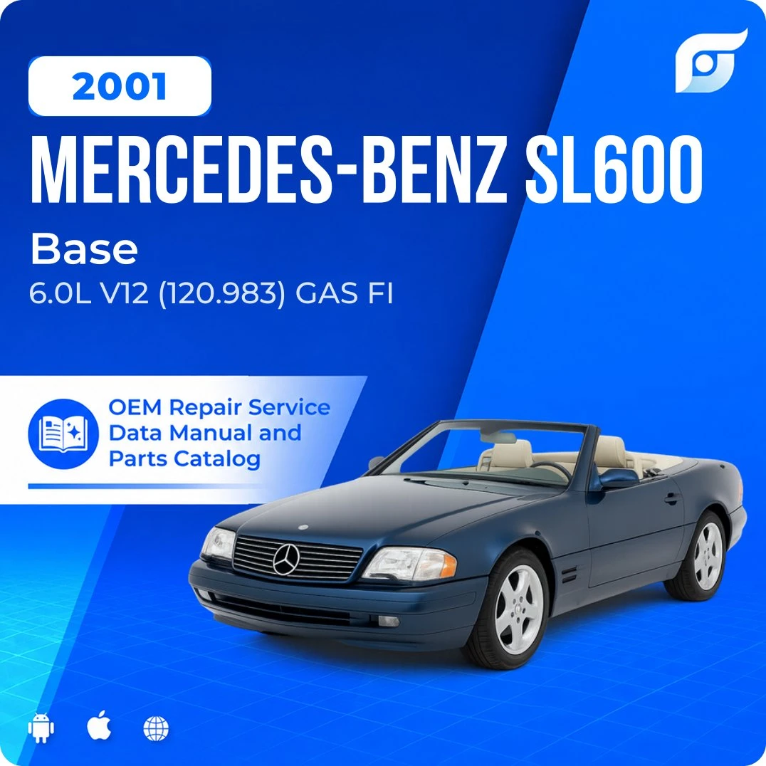 2001 Mercedes-Benz SL600 Base - OEM Repair Service Manual