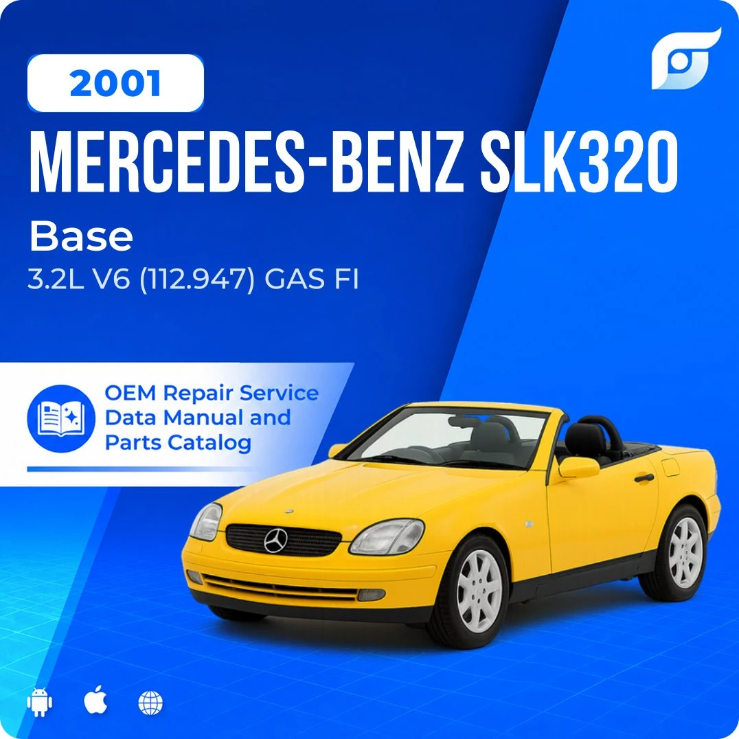 2001 Mercedes-Benz SLK320 Base - OEM Repair Service Manual